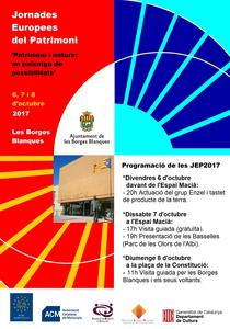 Cartell de les Jornades Europees del Patrimoni 2017