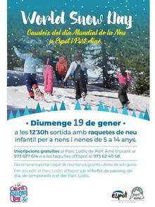 Vine a gaudir el Dia Mundial de la Neu a Espot i Port Ainé!