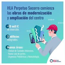 Segueixen les obres d'ampliació de HLA Perpetuo Socorro de Lleida