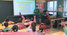 Preview Alumnes de l’escola Camps Elisis de Lleida participen al taller de sensibilització ‘Ull a les Aules’