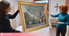 El Museu Tàrrega Urgell restaura una obra del pintor Francesc Marsà