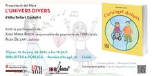 La Biblioteca Pública de Lleida presenta el llibre "L'univers divers" sobre les malalties minoritàries