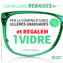 Natural Optics Et regalem un vidre per la compra d'unes ulleres graduades!