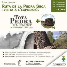 Ruta guiada i visita a l'exposició "Tota pedra fa paret. La Pedra Seca a Catalunya"