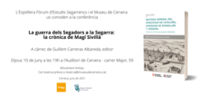 Conferència 'La guerra dels Segadors a la Segarra: la crònica de Magí Sivillà'