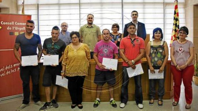 El consell de l'Urgell entrega els diplomes de dos plans d'ocupació