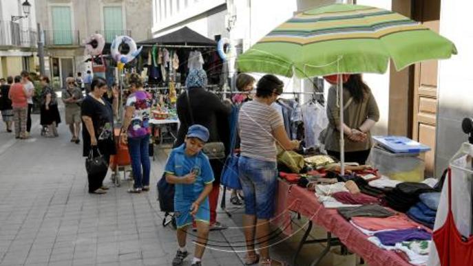 Les Borges Blanques celebra el dotzè mercat de productes de segona mà