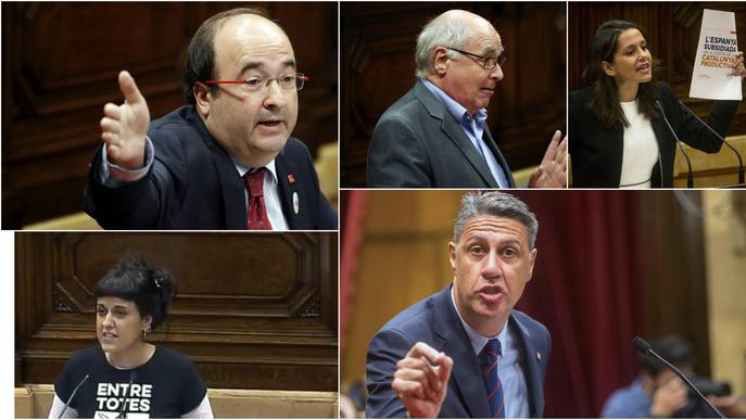 Les reaccions de l'oposició a la compareixença de Puigdemont