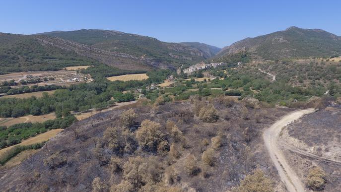 ⏯️ L'incendi de Baldomar, a vista de dron