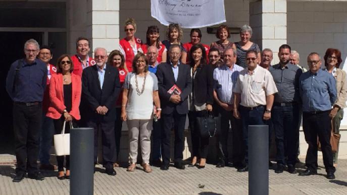 Visita de Creu Roja Espanyola a seus de la institució a Lleida