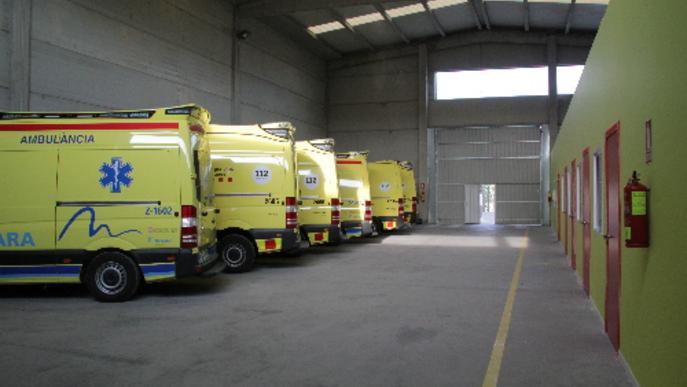 Les ambulàncies ja operen des de la base del Camí dels Frares