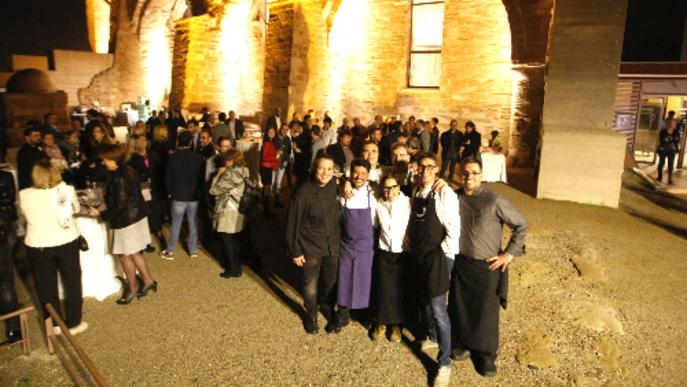 Més de 100 comensals al sopar de xefs lleidatans a la Seu Vella