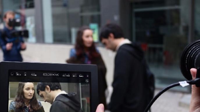 El centre històric de Lleida, plató del rodatge del film ‘Algo de Valentina’