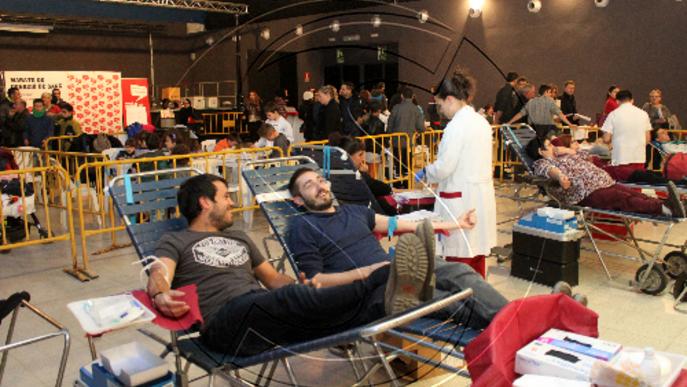 La marató de donació de sang de Tàrrega bat el seu rècord de participants