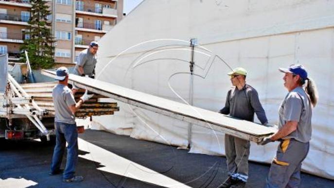 Més de trenta estands a les fires del Pa i Sant Isidre de Cervera