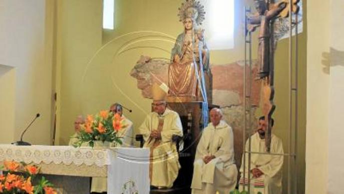 Organyà inaugura la restauració de Santa Maria