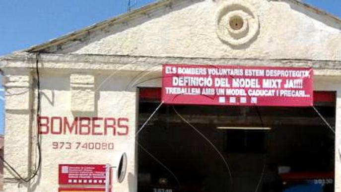 Els bombers voluntaris de Lleida en peu de guerra per les retallades