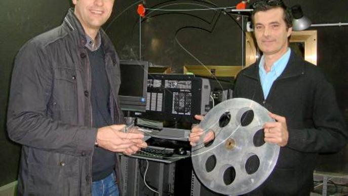 Govern i empresa financen la digitalització del cine d'Agramunt