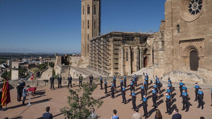  El Baluard de la Reina de la Seu Vella ha acollit la presa de possessió dels 31 nous i noves agents