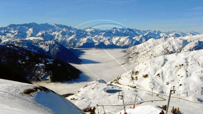El Pirineu ofereix 175 quilòmetres esquiables