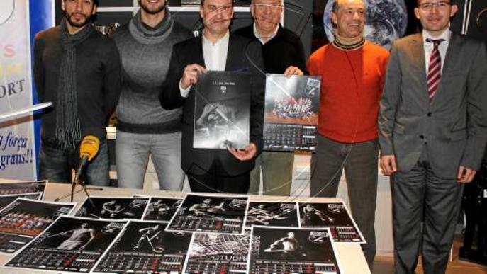 Els jugadors de l'ICG Lleida es despullen per a un calendari
