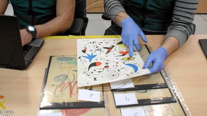 Cau una xarxa que volia vendre falsos Miró i Picasso a Andorra