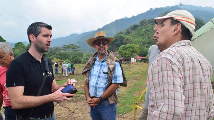 Enginyers agrònoms lleidatans porten tecnologia de reg a Colòmbia per combatre el canvi climàtic