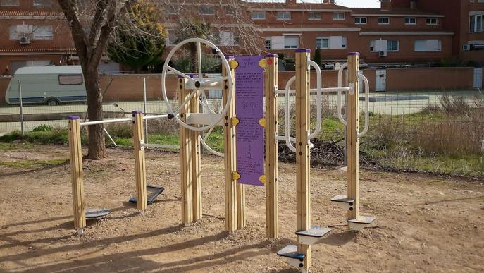 Nou parc biosaludable a Rosselló per potenciar l’exercici físic i els hàbits saludables