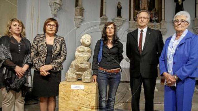 Marta Pruna rep a Bellpuig el Premi de Belles Arts Sant Jordi