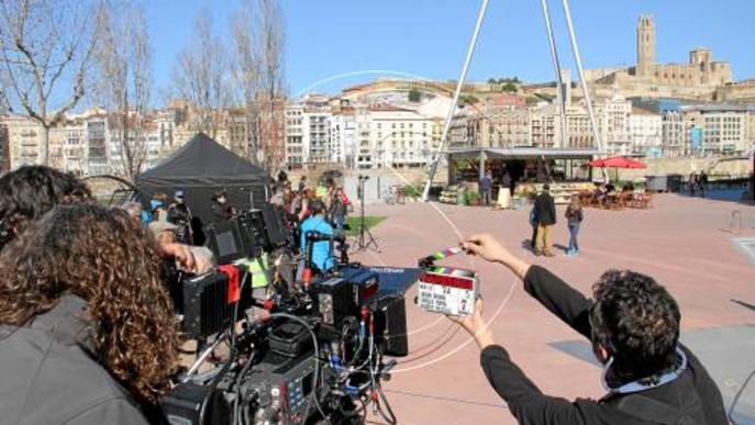 Lleida, plató de 21 rodatges el 2014