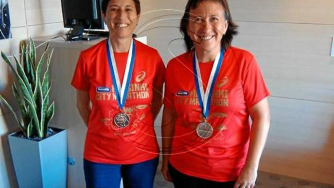 Dos lleidatanes participen en la marató d'Hèlsinki