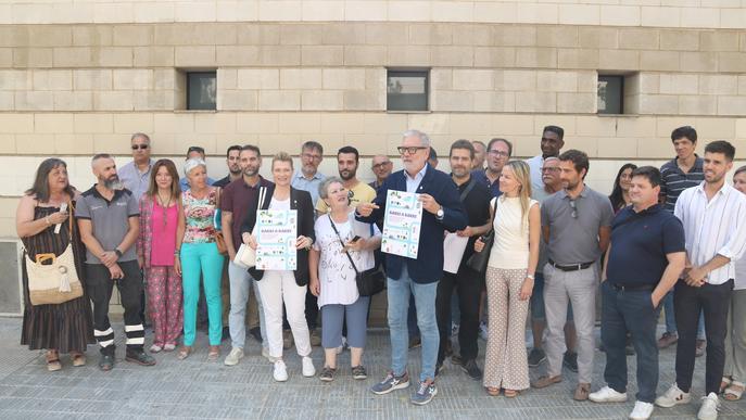 ⏯️ Lleida inicia a la Bordeta el pla de xoc de neteja per barris amb 35 treballadors de totes les àrees