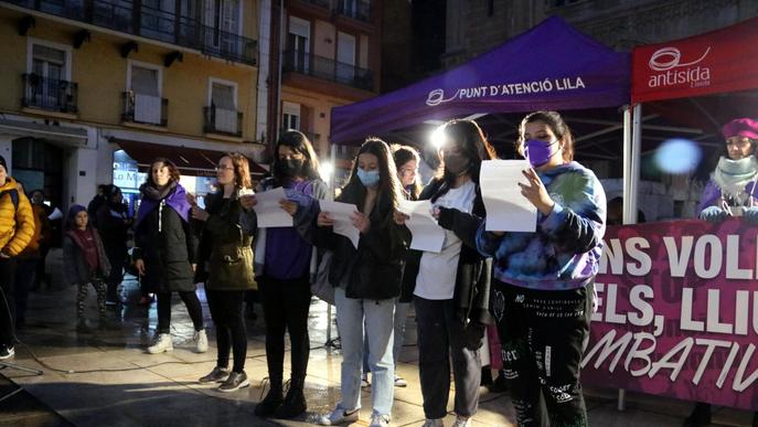 ⏯️ Lleida surt al carrer per reivindicar el 8-M i reclamar la igualtat efectiva entre dones i homes