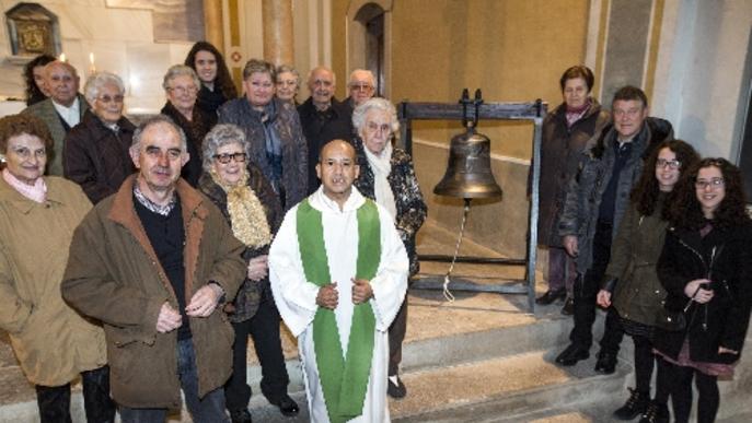 Puigverd recupera la campana del 1640 al cap d’un any de restauració