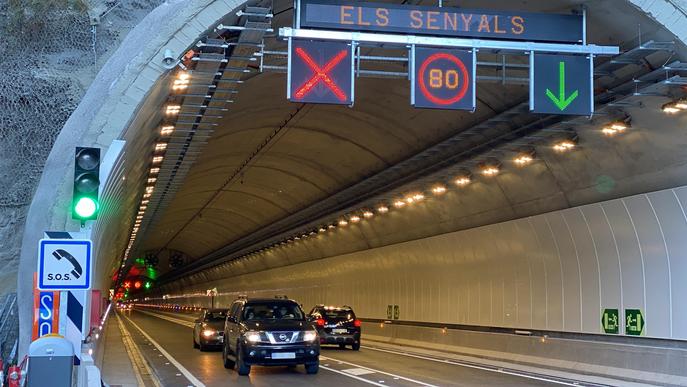 ⏯️ El túnel de Tresponts, a la C-14, reobert al trànsit des d'aquest divendres