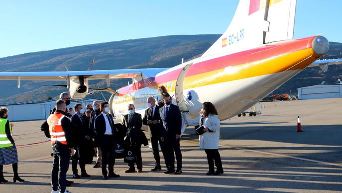 L'aeroport d'Andorra-La Seu dobla els passatgers l'any 2022 amb el vol regular a Madrid