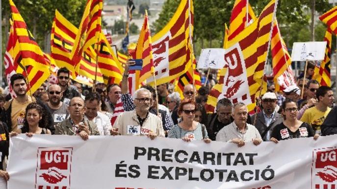 Lleida té la taxa d’ocupació més alta de Catalunya, però el 15% és a temps parcial