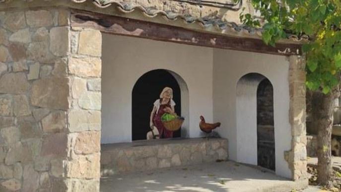 El Consell Comarcal de la Noguera reivindica el paper de la dona en el món rural amb una intervenció artística a Vilanova de l’Aguda