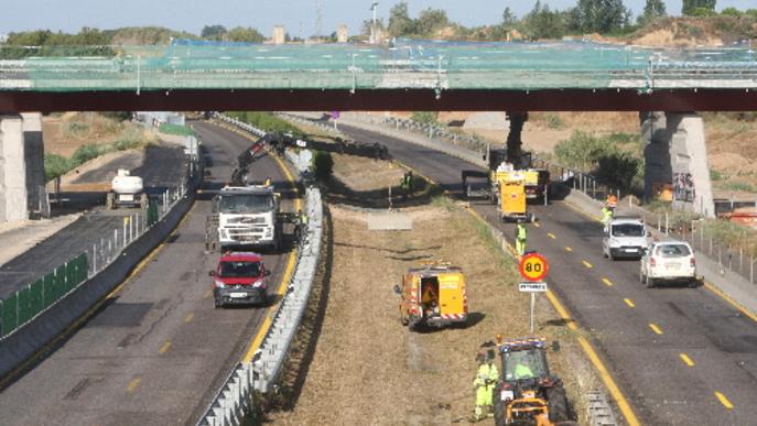 Cues a l’Eix Transversal i a l’N-230 per obres a Gerri de la Sal i la variant nord de Lleida