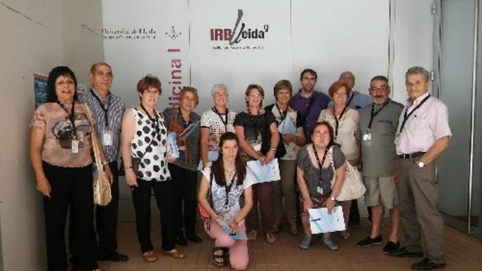 Visita de donants de La Marató a l’IRB Lleida