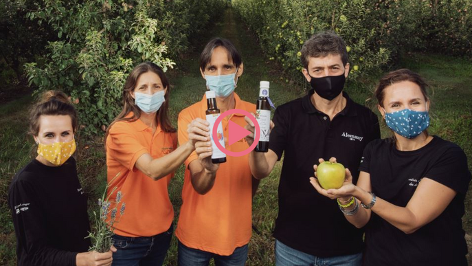 ⏯️ Tres empreses de Ponent s'ajunten durant el confinament per crear un vinagre de poma amb mel