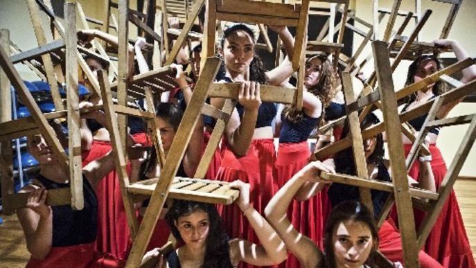 Espectacle a Guissona pels vint anys del Mercat Romà