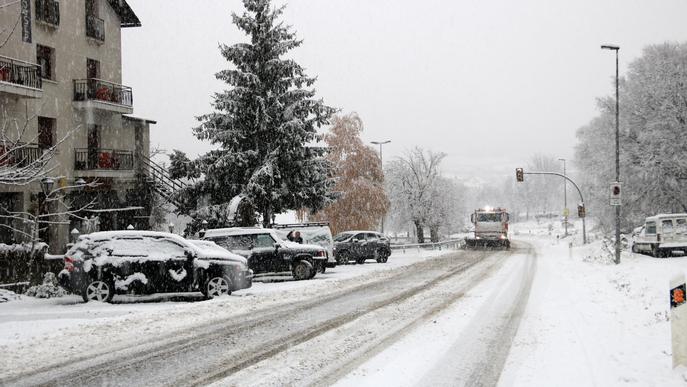 ⏯️ Més d'una desena de carreteres de l'Alt Pirineu i Aran, afectades per la nevada d'aquest dilluns