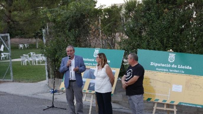 Reñé inaugura la millora d’un camí de Bellmunt d’Urgell