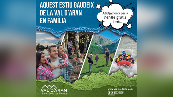 Allotjament gratuït a la Val d'Aran per als menors de 12 anys
