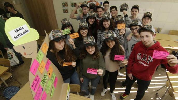 Missatges d’alumnes de Lleida per a nens amb càncer