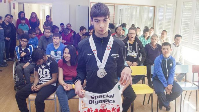 L'Escola Alba rep Puiggener, plata en els Jocs Special Olympics