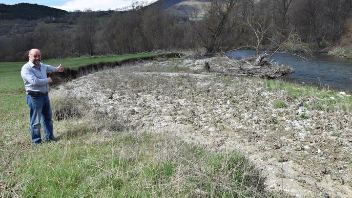 La Cerdanya reclama netejar el riu Segre per evitar inundacions