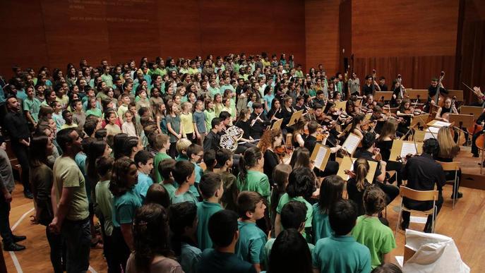 Més de 300 nens homenatgen Enric Granados a l’Auditori