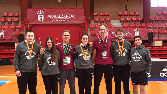 Tres medalles per a la UdL en el Campionat d'Espanya de Taekwondo